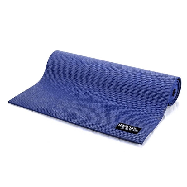 Aeromat 0.12 x 24 x 68 in. Elite Yoga Mat, Blue - 72201