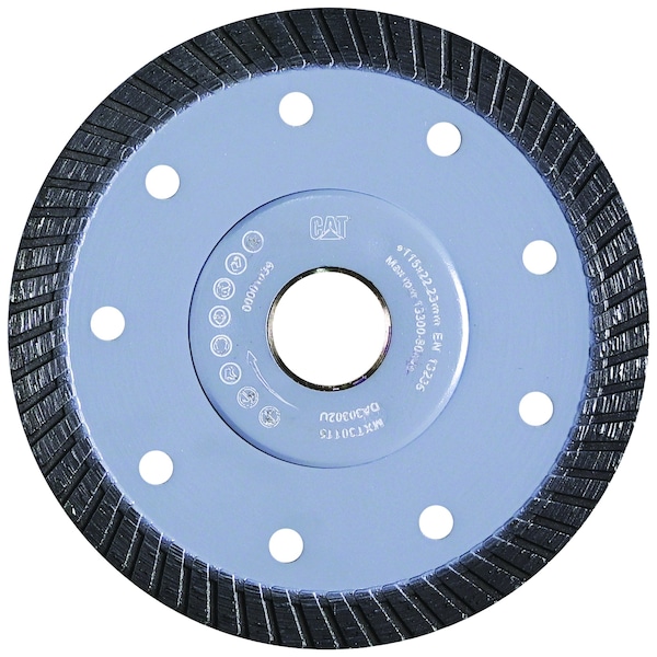 Caterpillar 200 Trade Hard Materials 4.5-In Blade 115mm - DA30302U