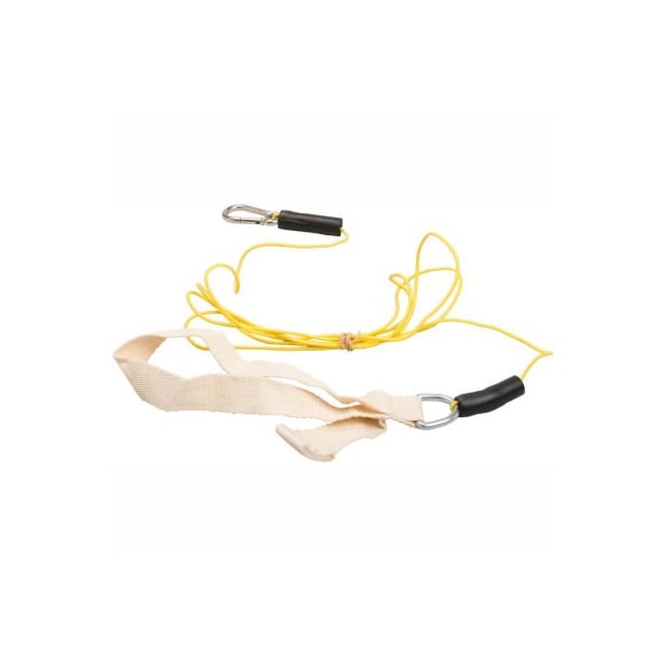 Fabrication Enterprises CanDo Bungee Exercise Cord with Attachments, 4' Cord, Tan - 1428373