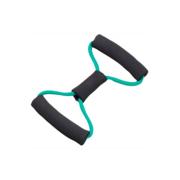 Fabrication Enterprises CanDo BowTie Tubing Exerciser, Green, 14" - 1341811