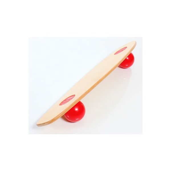 Fabrication Enterprises TOGU Balanza Freeride Balance Board, Birch Wood with Red Balls - 30-4570