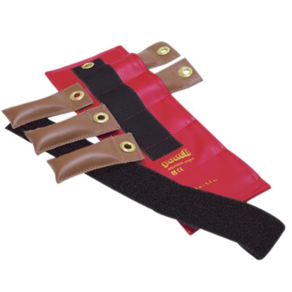 Fabrication Enterprises Fabrication Enterprises 10-0300 Pouch Variable Wrist and Ankle Weight; Red - 10-0300
