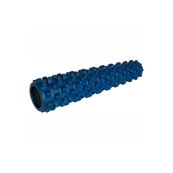 Fabrication Enterprises RumbleRoller Massage Foam Roller, 6" Dia. x 31"L, Medium-Firm, Blue - 30-2371
