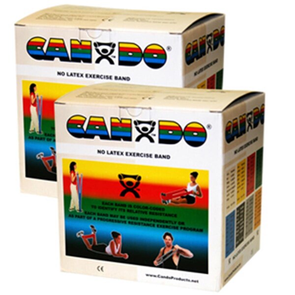 Cando International Latex Free Exercise Band, 100 yards - Tan, 2X Light - CANDO-10-5650