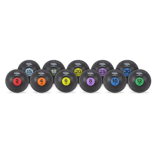 Aeromat AeroMat 35188 20 lbs Extreme Elite Medicine Ball; Yellow - 35188