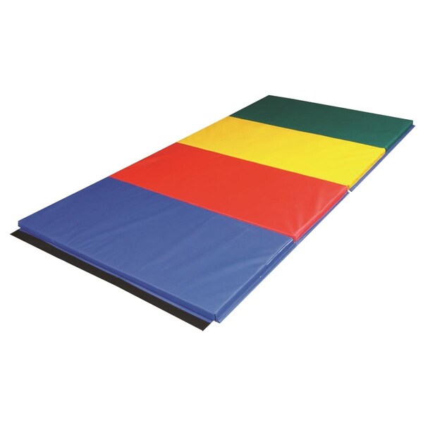 Step-Up Relief Accordion Mat - 1.38 in. PE Foam with Cover, Rainbow Colors - 4 x 10 ft. - ST291528