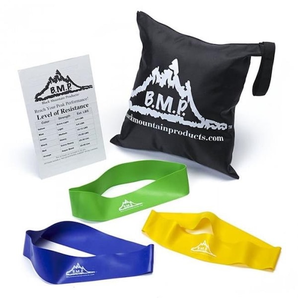Black Mountain Products Black Mountain Products BMP Loop Bands 3 Resistance Loop Bands; Set of 3 - BMP LOOP BANDS 3