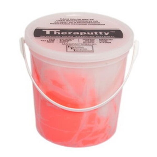 Fabrication Enterprises Fabrication Enterprises 10-2652 Theraputty Plus Antimicrobial Exercise Putty; Red - 5 lbs - 274938