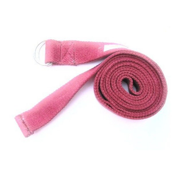 Kushoasis OMSutra Yoga Strap D-Ring 10 ft Color - Burgundy - OM131010-BURGUNDY