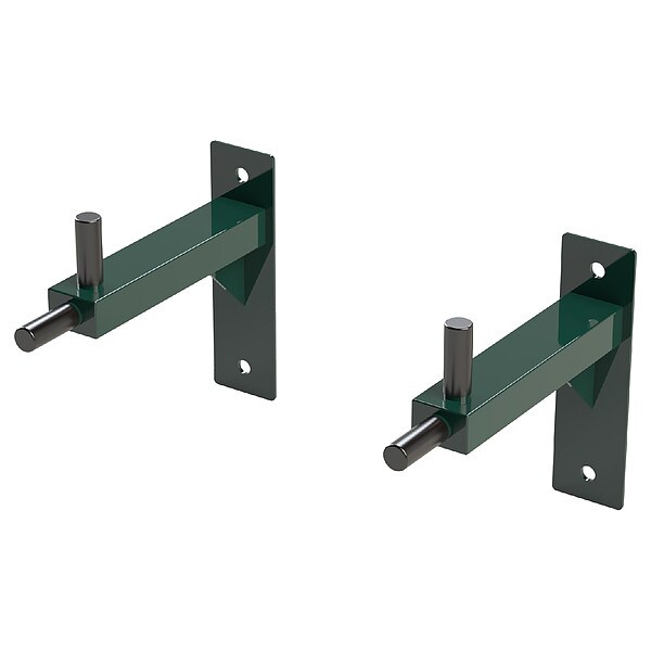 Triactive Usa Wall Mounted Dip Bar, 26 in H, Green - WDIP