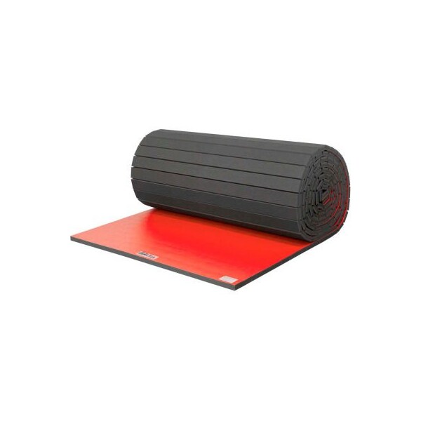 Ez Flex Sport Mats Wrestling Mat 1-5/8" Thick 6' x 24' Single Roll Red - 111R-RD
