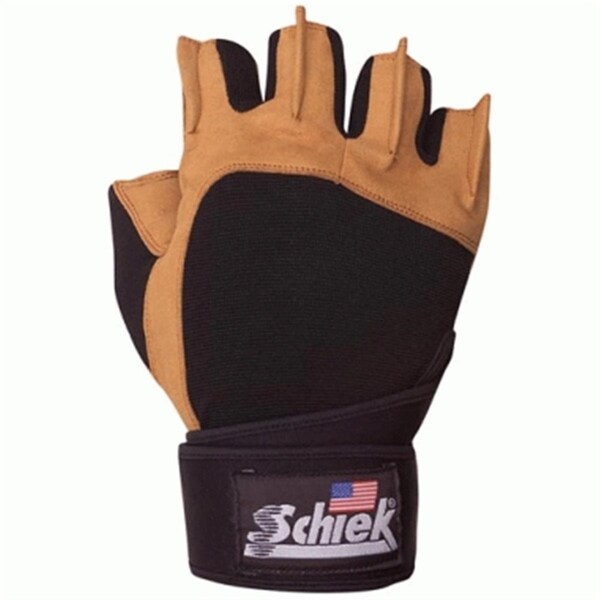 Schiek Sports Schiek Sport  Power Gel Lifting Glove with Wrist Wraps  XL - SC455126