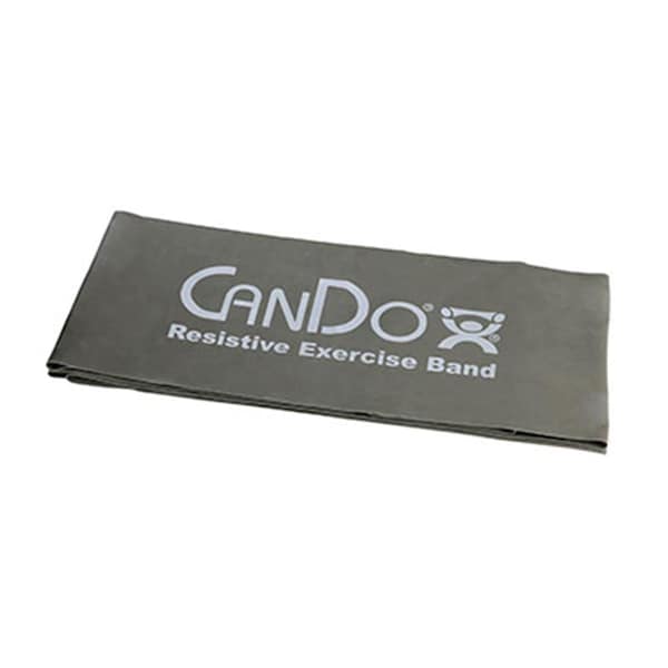 Fabrication Enterprises Fabrication Enterprises 10-6456 Cando Exercise Band 5 ft. Singles; Silver - 1664321
