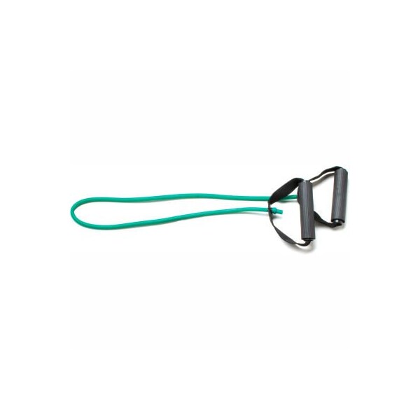 Fabrication Enterprises CanDo Exercise Tubing with Handles, Green, 36" - 1334506