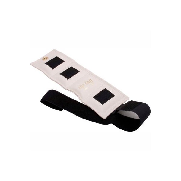 Fabrication Enterprises Cuff Deluxe Wrist and Ankle Weight, 0.25 lb., White - 219421