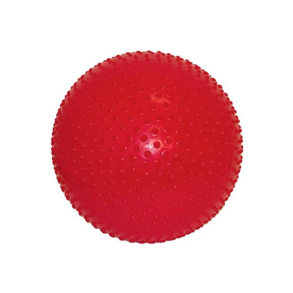 Fabrication Enterprises CanDo Inflatable Exercise Sensi-Ball, Red, 30" (75 cm) - 30-1777