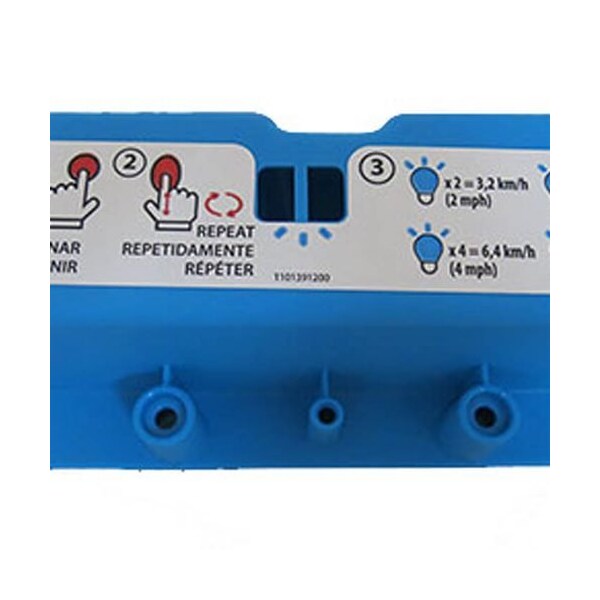 Ilc Replacement for Power Wheels Flc39 Wild Thing Blue Circuit Board Cover FOR Flc39 - FLC39 WILD THING BLUE CIRCUIT BOARD COVER FOR FLC