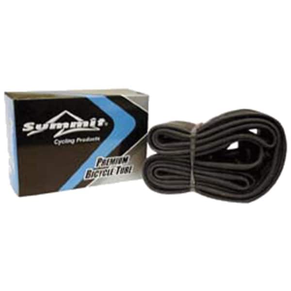 Summit 27.5 x 18 to 23 in. PV-60 mm Standard Bicycle Inner Tube, Black - 576786