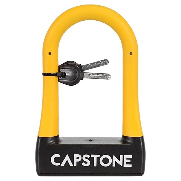 Kent Bike ULock with Key, Standard, BrassSteel, Black, Vinyl - 67225