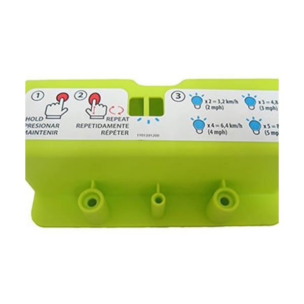 Ilc Replacement for Fisher Price Fgf77 Wild Thing Green AND Black Circuit Board Cover FOR Wild Thing - FGF77 WILD THING GREEN AND BLACK CIRCUIT BOARD CO