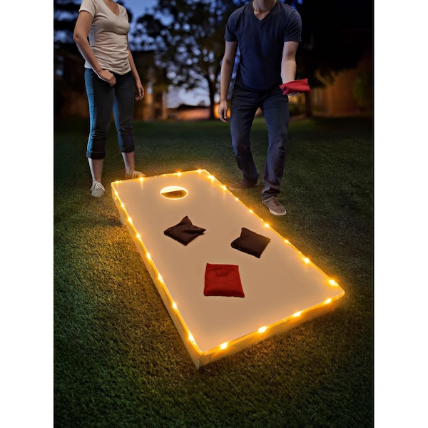 Brightz Ltd Brightz Toss Brightz Gold LED Cornhole Light Kit ABS Plastics 1 pk - A5441