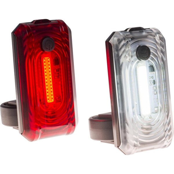 Bell Sports Bell Sports Radian Aluminum/Reinforced Plastic Bicycle Light Set Red/White - 7142208