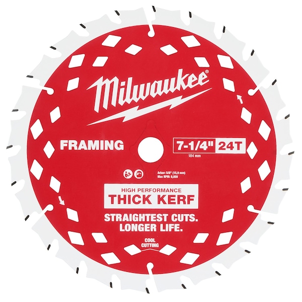 Milwaukee Tool Thick Kerf Circ Bld 25PK 7-1/4 In. - 48-40-2740