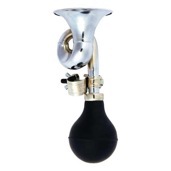 Bell Sports Bell Sports Honker 300 Steel Bugle Horn Silver/Black - 7015986
