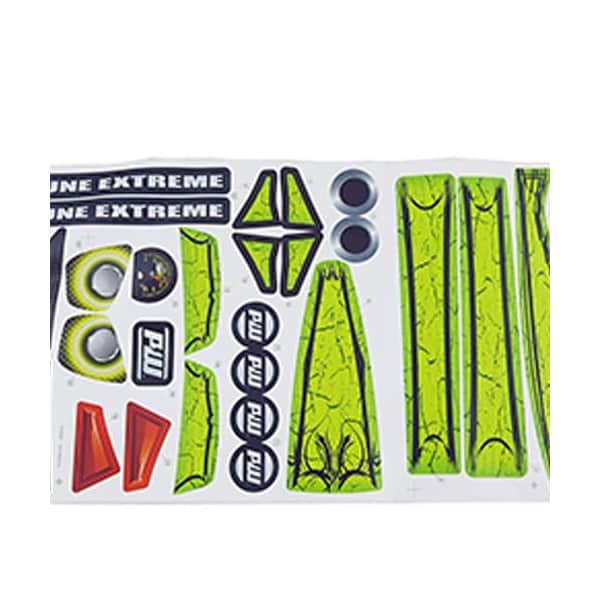 Ilc Replacement for Power Wheels Flm96 Dune Racer Extreme Label Sheet FOR Dune Racer Flm96 - FLM96 DUNE RACER EXTREME LABEL SHEET FOR DUNE RAC