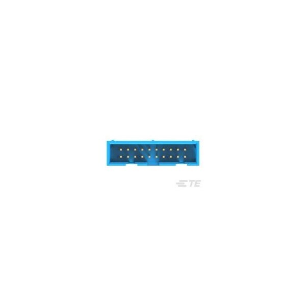 Te Connectivity Board Connector, 20 Contact(S), 2 Row(S), Male, Straight, 0.1 Inch Pitch, Solder Terminal, Locking,  - 2-1761679-7