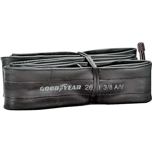 Kent Bicycle Tube, Butyl Rubber, Black, For 26 x 138 in W Bicycle Tires - 91080