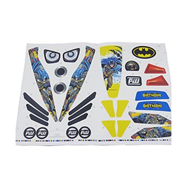 Ilc Replacement for Power Wheels Flp00 Batman Dune Racer Label Sheet FOR Dune Racer Flp00 - FLP00 BATMAN DUNE RACER LABEL SHEET FOR DUNE RACE