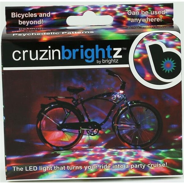 Brightz Brightz 9700451 Cruzenbrightz Disco Bicycle LED Lights  Multi-Colored - 9700451