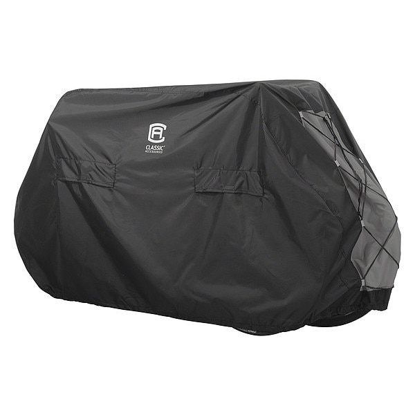 Classic Accessories Cover, Black/Grey Bicycle - 52-154-013801-RT