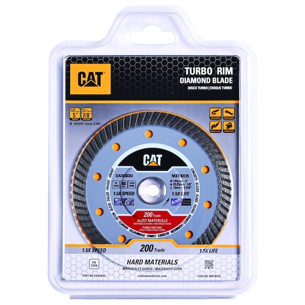 Caterpillar 200 Trade Hard Materials 5-In Blade 125mm - DA30303U