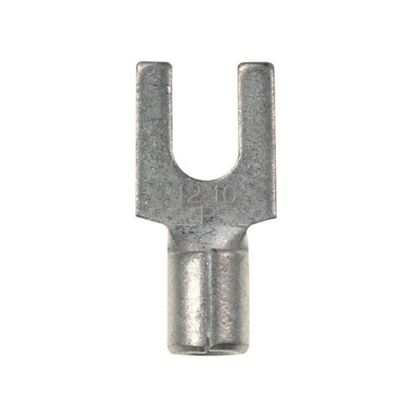 Panduit 12-10 AWG Non-Insulated Fork Terminal #6 Stud PK50 - P10-6F-L