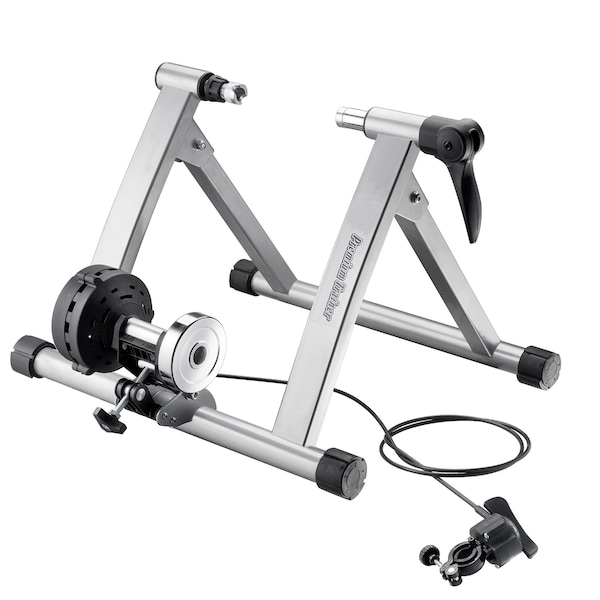 Leisure Sports Indoor Bicycle Trainer Stand, Silver - 881537FHI