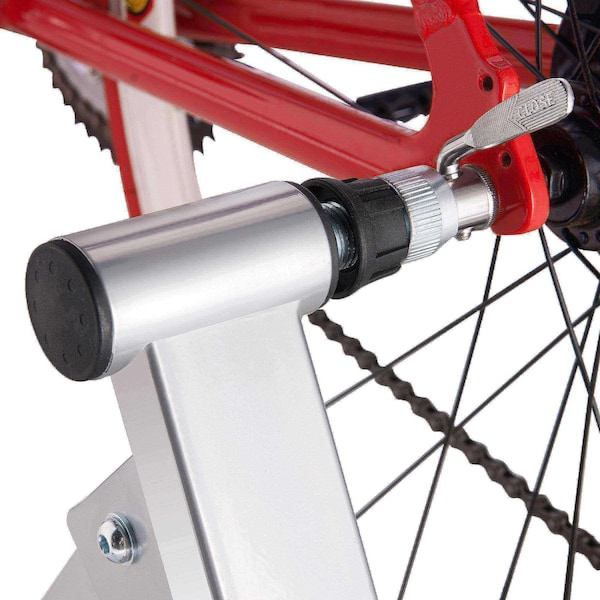 Leisure Sports Indoor Bicycle Trainer Stand, Silver - 881537FHI