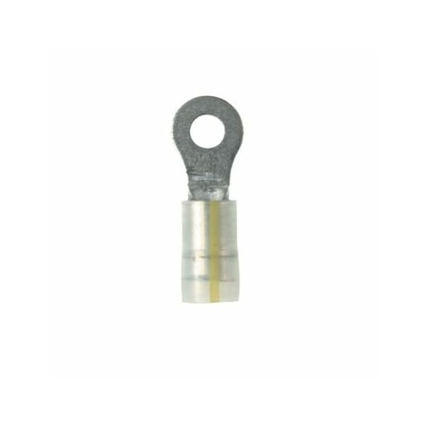 Panduit Ring, Kynar Insul, 12-10 Awg, #6 Stud, PK50 - PK10-6R-L