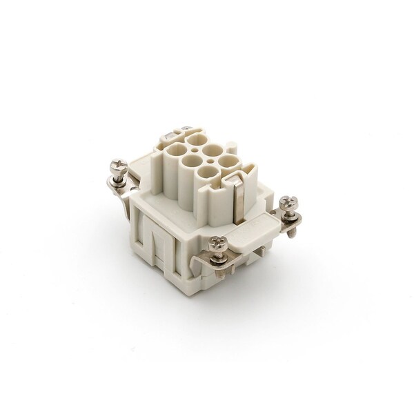 Molex Gwconnect Spring Terminal Insert, Female, 6-Pole, 16A, Silver (Ag) Plated Contact, Size 6B 4 - 7306.5851.0