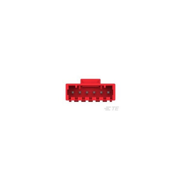Te Connectivity Board Connector, 6 Contact(S), 1 Row(S), Male, 0.156 Inch Pitch, Idc Terminal, Locking, White - 3-641437-6