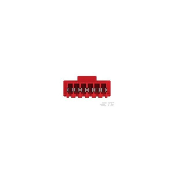 Te Connectivity Board Connector, 6 Contact(S), 1 Row(S), Male, 0.156 Inch Pitch, Idc Terminal, Locking, White - 3-641437-6