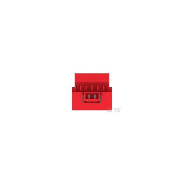 Te Connectivity Board Connector, 6 Contact(S), 1 Row(S), Male, 0.156 Inch Pitch, Idc Terminal, Locking, White - 3-641437-6