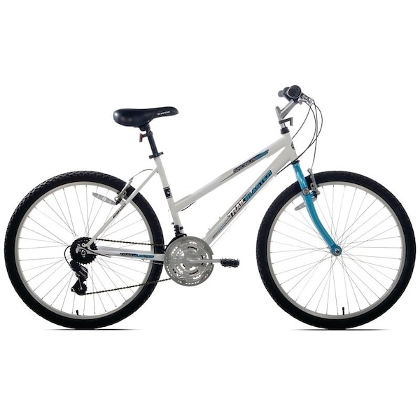 Kent 52677 Bicycle, Women's, Steel Frame, 26 in Dia Wheel, Terrain TealWhite - 2647
