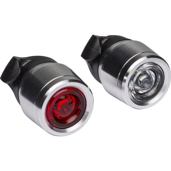 Bell Sports Bell Sports Meteor 200 Aluminum Bicycle Light Set Silver - 7133307