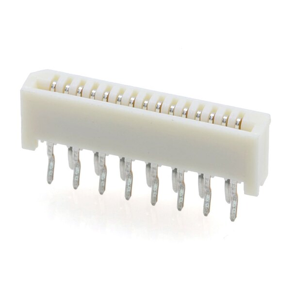 Molex Ffc/Fpc Connector, 15 Contact(S), 1 Row(S), Female, Straight, 0.039 Inch Pitch, Solder Terminal,  - 528061510