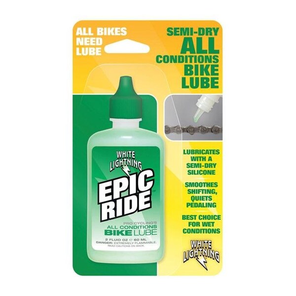 White Lightning White Lightning 8363277 2 oz Easy Bicycle Lubricant - 8363277