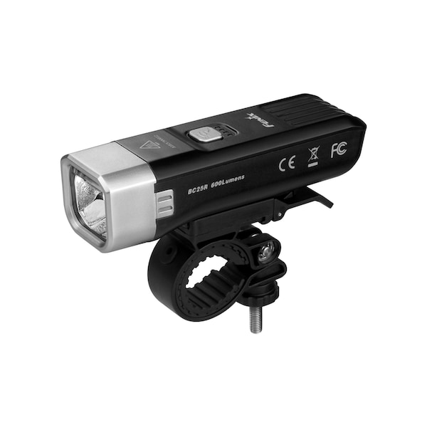 Fenix Lighting Fenix: Bicycle Light, LED, Lithium Ion, 1600lm, Black - BC25R