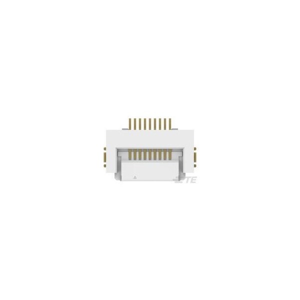 Te Connectivity Ffc/Fpc Connector, 9 Contact(S), 1 Row(S), Female, Right Angle, 0.020 Inch Pitch, Locking, Natural - 1775333-9
