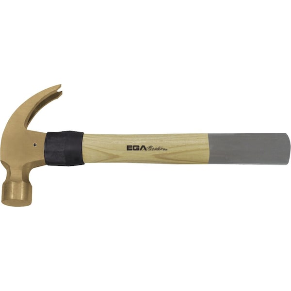 Ega Master CLAW HAMMER 500 GR HICKORY HANDLE iNON SPARKING Al-Bron - 35927